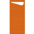 Duni Sacchetto Zelltuch Sun Orange/wei 190 x 85 mm 100 Stck