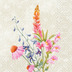 Duni Zelltuchservietten Floret 33 x 33 cm 50 Stck