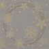 Duni Zelltuchservietten Star Shine grey 33 x 33 cm 3-lagig 1/4 Falz 250 Stck