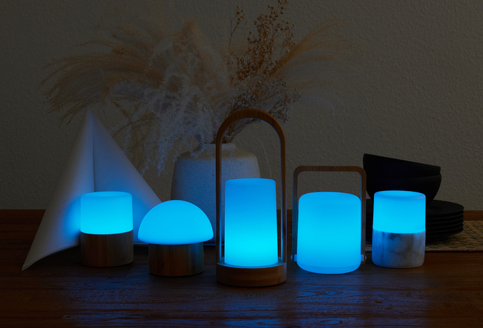 Duni LED-Kerzenhalter Good Concept Bright Marble -
