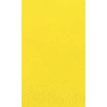 Duni Dinner-Servietten 2lagig Tissue Uni gelb, 40 x 40 cm, 250 Stück