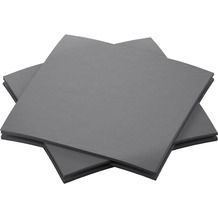 Duni Bio-Dunisoft-Servietten granite grey 20 x 20 cm 180 Stück