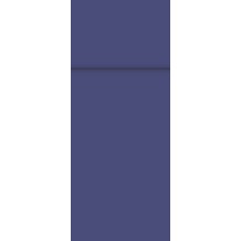 Duni Serviettentaschen Duniletto® Slim, Uni dunkelblau 400 x 330mm 65 St.