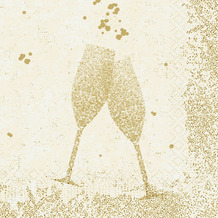 Duni Zelltuchservietten Celebrate White 33 x 33 cm 50 Stück