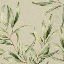 Duni Zelltuchservietten Foliage 33 x 33 cm 50 Stück