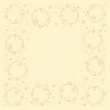 Duni Dunicel-Mitteldecken Star Shine cream 84 x 84 cm 100 Stück