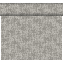 Duni Dunicel-Tischläufer Tête-à-Tête Woven Granite Grey 24 m x 0,4 m (20 Abschnitte) 1 Stück
