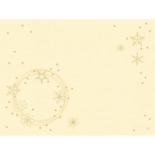 Duni Dunicel-Tischsets Star Shine cream 30 x 40 cm 100 Stück