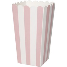 Duni Popcorntüte 9 x 16 cm Pink Stripe, 6 Stück