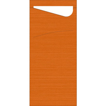 Duni Sacchetto Zelltuch Sun Orange/ weiß 190 x 85 mm 100 Stück
