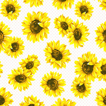 Duni Servietten Tissue Sunflower garden 24 x 24 cm 20 Stück