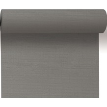 Duni Tête-à-Tête-Tischläufer aus Evolin alle 1,20 m lang perforiert, Uni granite grey, 41 x 2400 cm