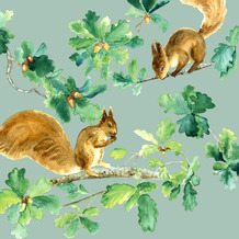Paper+Design Servietten Tissue Squirrels 33 x 33 cm 20er
