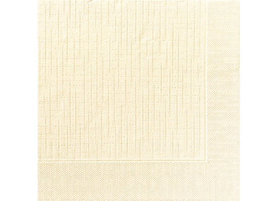 Duni Dinner-Servietten 4lagig Tissue geprägt Uni champagne, 40 x 40 cm, 50 Stück