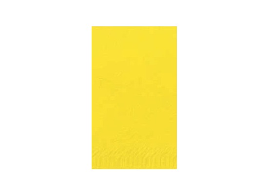 Duni Dinner-Servietten 2lagig Tissue Uni gelb, 40 x 40 cm, 250 Stück