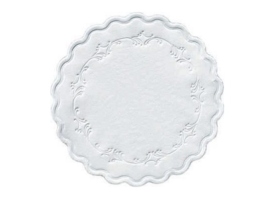 Duni Untersetzer 8lagig Tissue Uni weiß, ø 9 cm, 500 Stück