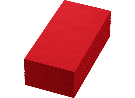 Duni Bio-Dunisoft-Servietten rot 40 x 40 cm 1/8 Buchfalz 60 Stück