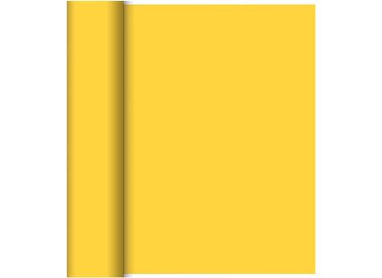 Duni Dunicel-Tischläufer Tête-à-Tête gelb, 40cm breit, perforiert 1 Stück