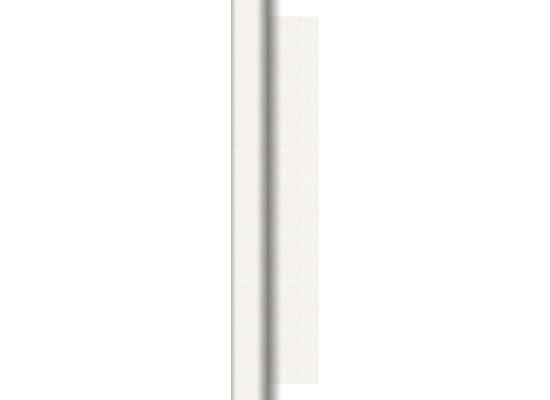 Duni Dunisilk Tischdeckenrolle Linnea weiß 0,84 x 40 m