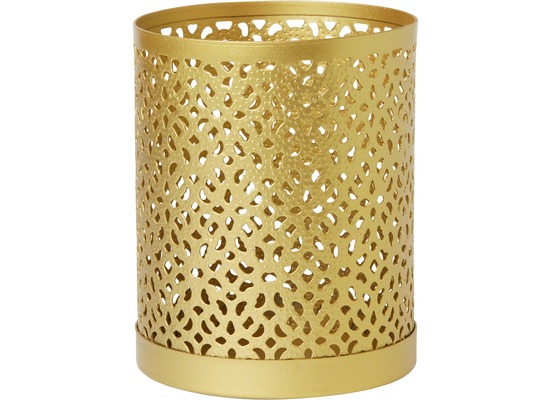 Duni Kerzenhalter aus Metall für Maxi-Teelichter oder LED Bliss gold 100 x 80 mm 1 Stück