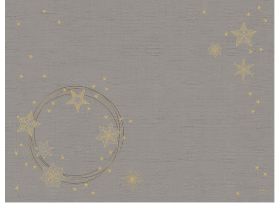 Duni Dunicel-Tischsets Star Shine grey 30 x 40 cm 100 Stück