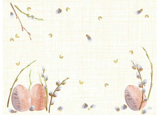 Duni Dunicel-Tischsets Willow Easter 30 x 40 cm 100 Stück