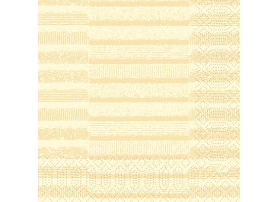 Duni Zelltuchservietten 33 x 33 cm, 3-Lagig, 1/4-Falz, Motiv Tessuto cream 250 Stück